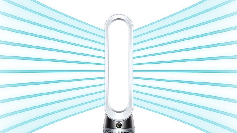 Ventilateur-purificateur tour Dythtson Pure Cool™ TP4A reconditionné (Blanc/Argent)