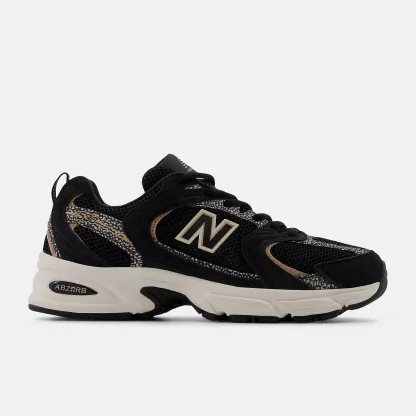 New Balance 530 - BLACK con FLAT TAUPE - immagine 1