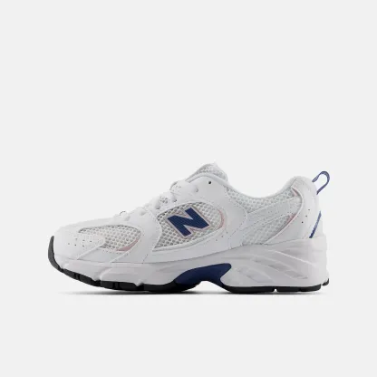 New Balance 530 Lace Lace - WHITE con MAGIC BLUE - immagine 3