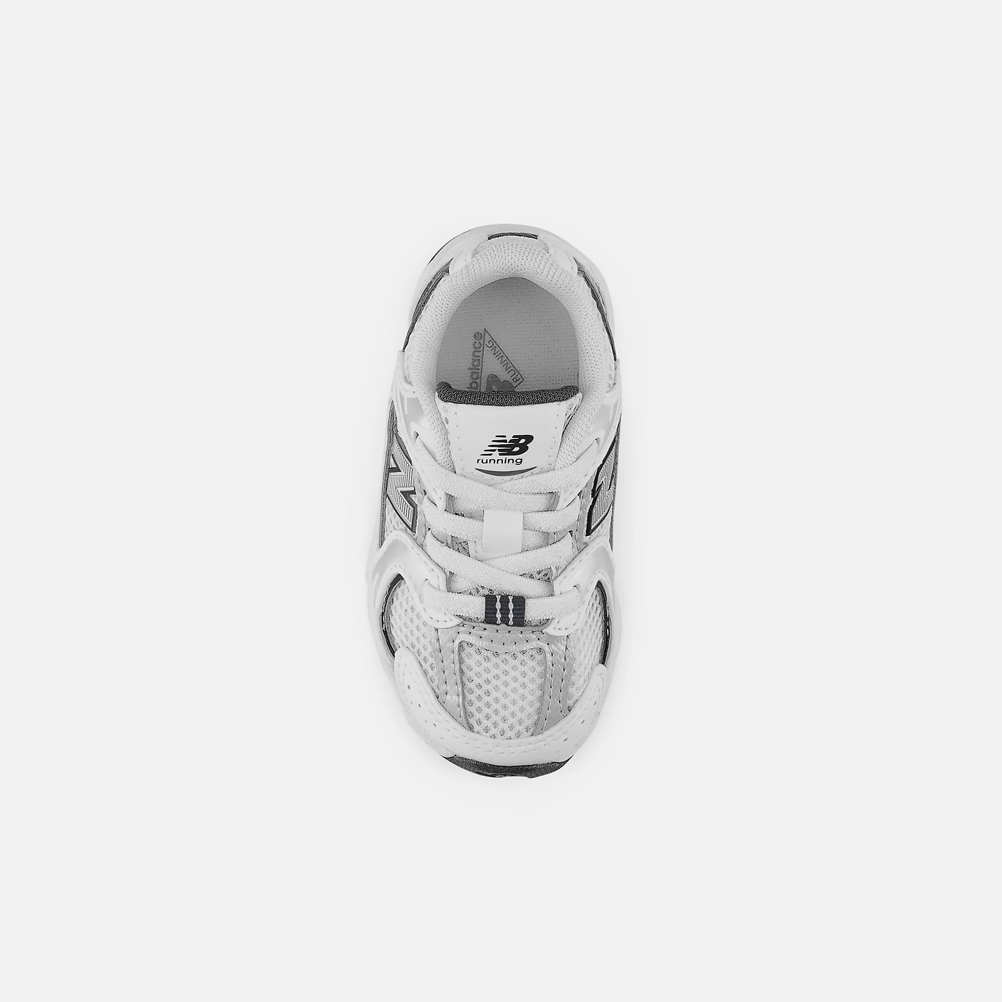 New Balance 530 BUNGEE LACE Bungee Lace - WHITE con NATURAL INDIGO e Silver Metallic - immagine 3