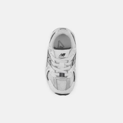New Balance 530 BUNGEE LACE Bungee Lace - WHITE con NATURAL INDIGO e Silver Metallic - immagine 3