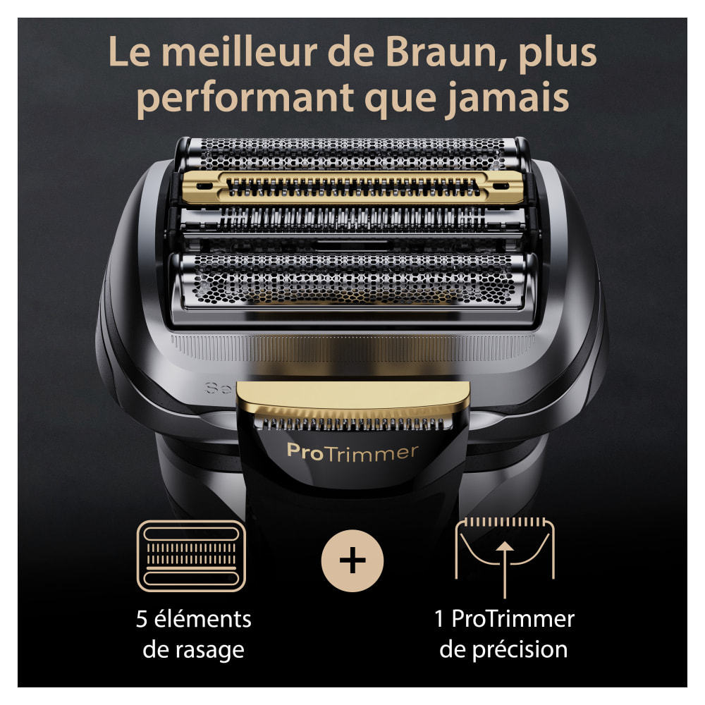 Brathtun - Rasoir Électrique Series 9 PRO+ 9515s - Avec Base De Recharge - Graphite