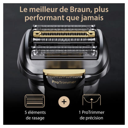 Brathtun - Rasoir Électrique Series 9 PRO+ 9515s - Avec Base De Recharge - Graphite