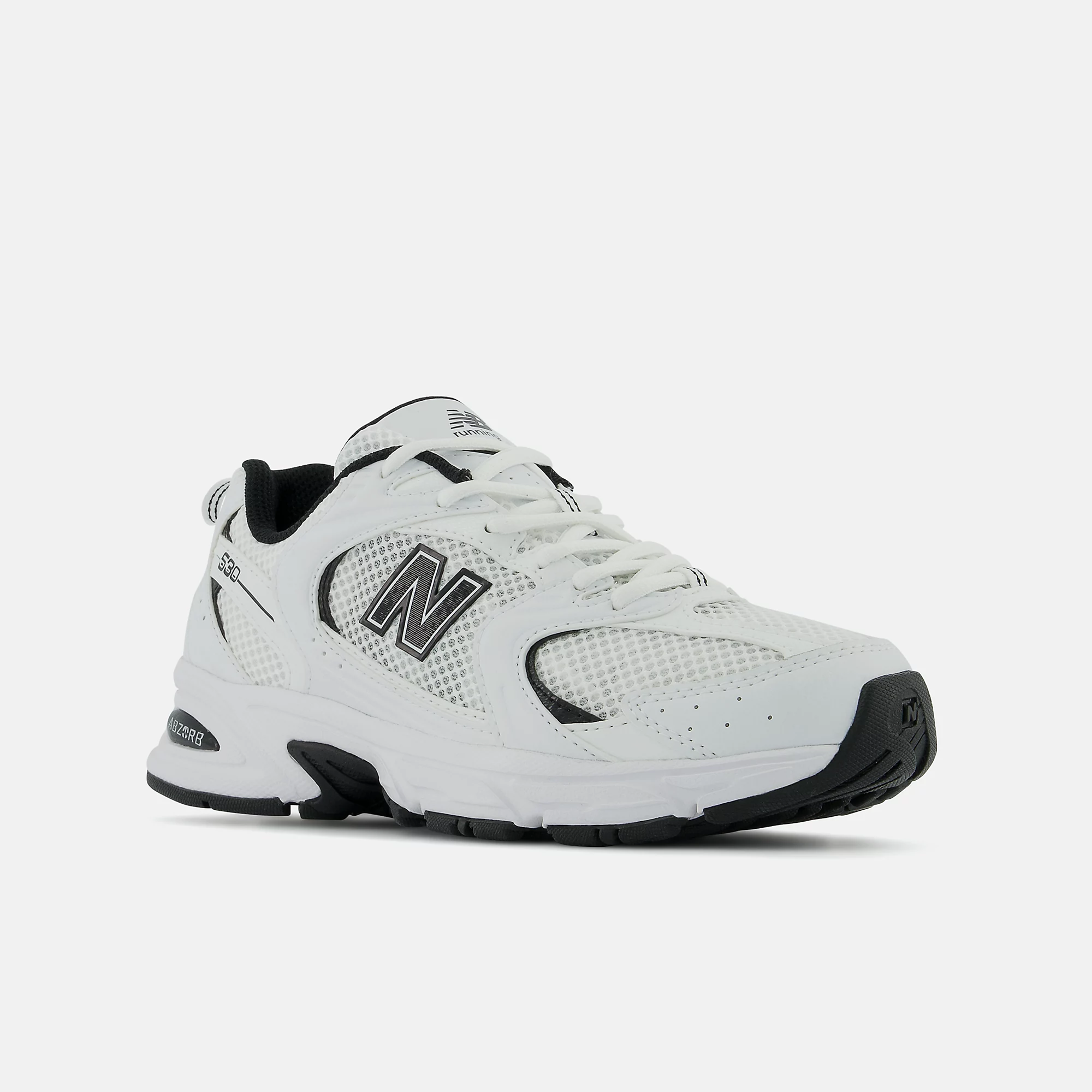 New Balance 530 - WHITE con BLACK - immagine 2