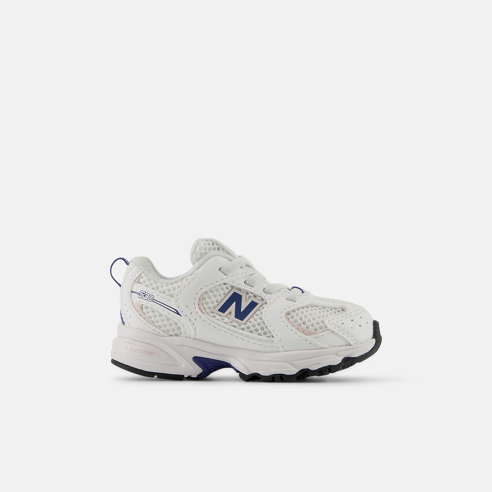 New Balance 530 Bungee Lace Bungee Lace - WHITE con MAGIC BLUE - immagine 1