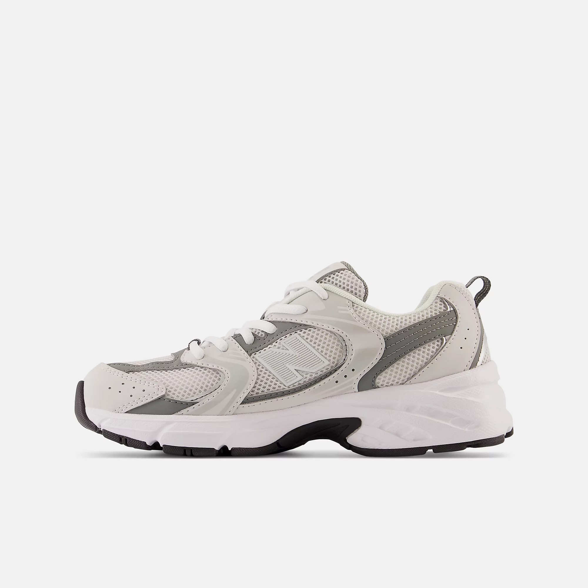 New Balance 530 LACE Lace - GREY MATTER con SILVER METALLIC - immagine 3