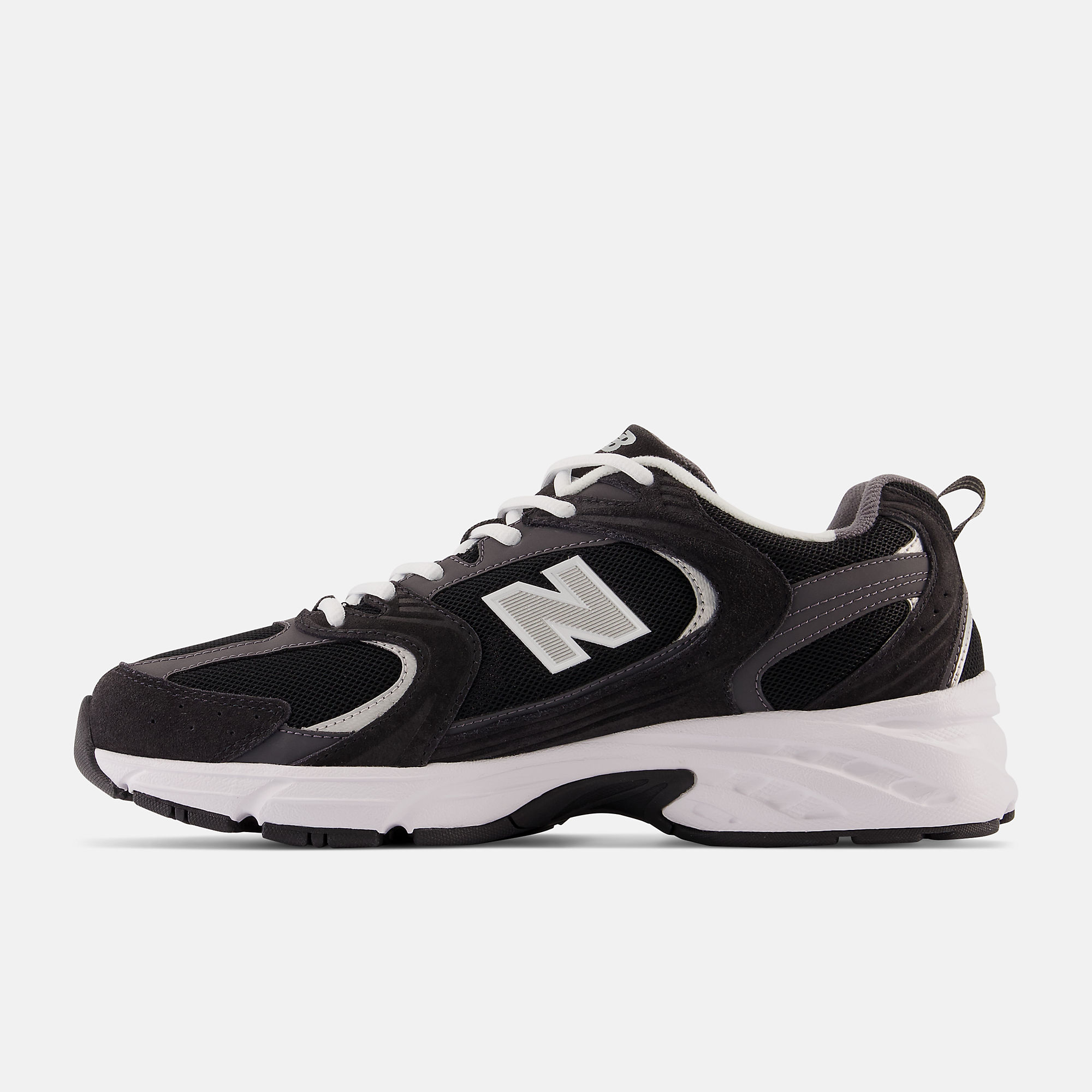 New Balance 530 - BLACK con MAGNET e Silver Metallic - immagine 3