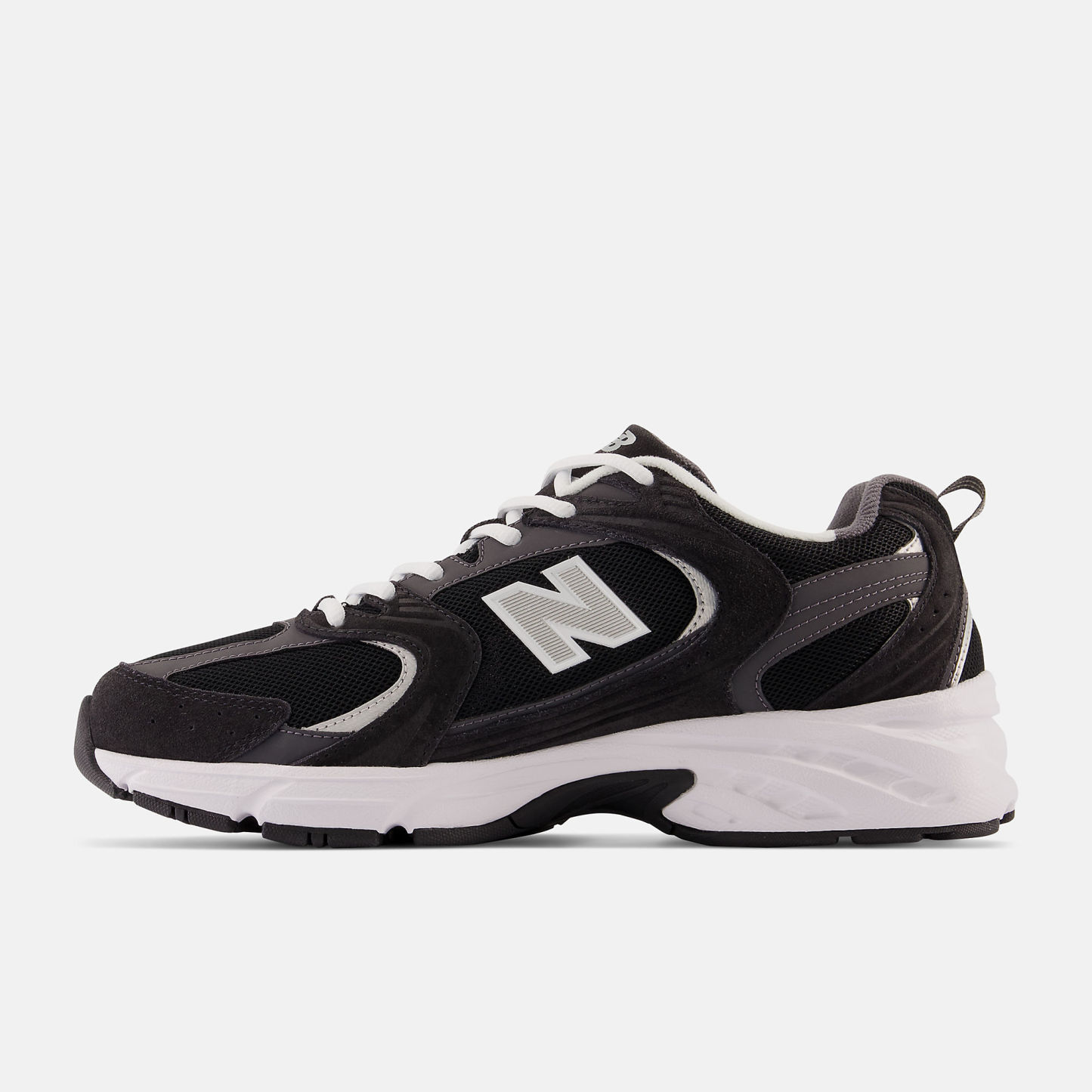 New Balance 530 - BLACK con MAGNET e Silver Metallic - immagine 3
