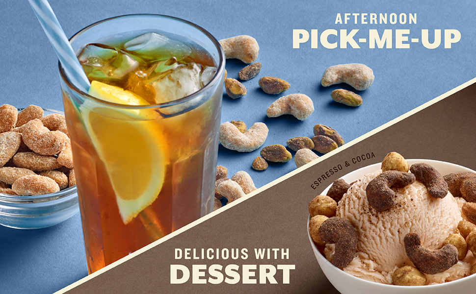 Afternoon Pick me up Delicious with dessert