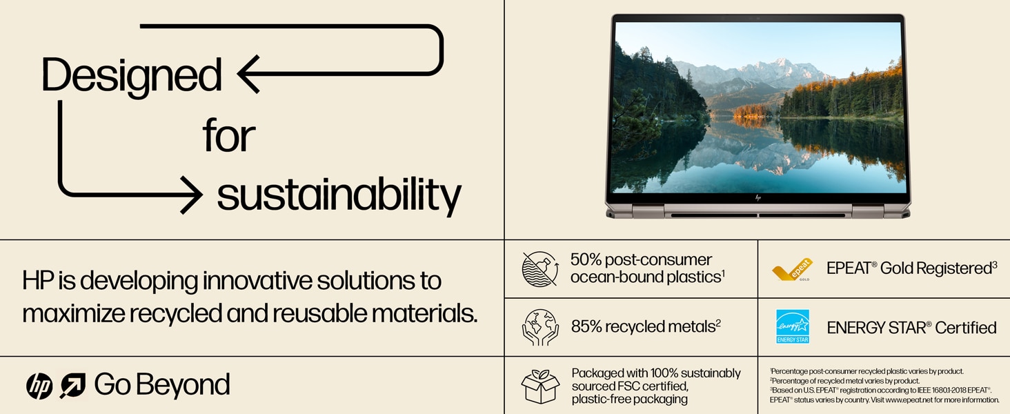 Designed for sustainability