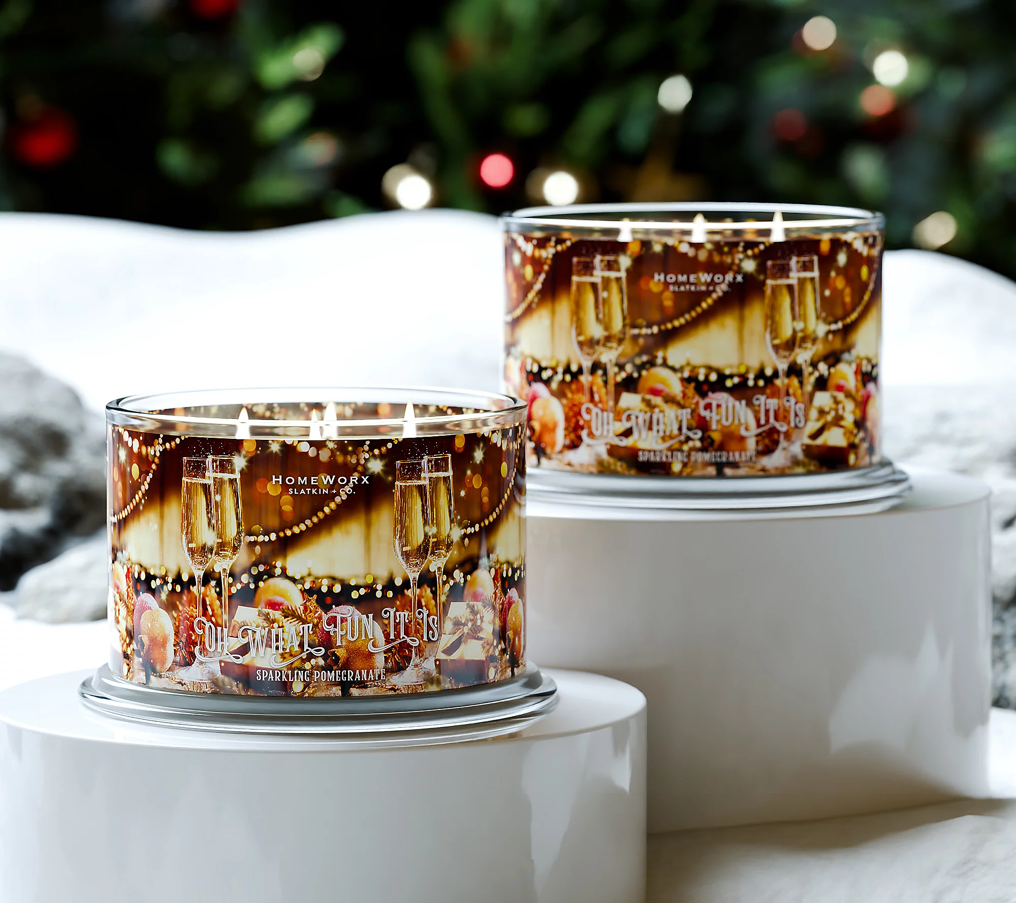 Black Friday Sale Price!! HomeWorx by Slatkin + Co. Set of 2 18oz Candles