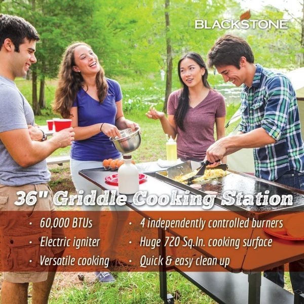 Plancha de cuisson 36” Blackstone – Puissance et polyvalence en extérieur