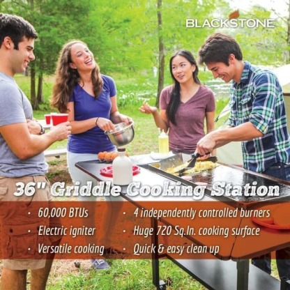 Plancha de cuisson 36” Blackstone – Puissance et polyvalence en extérieur