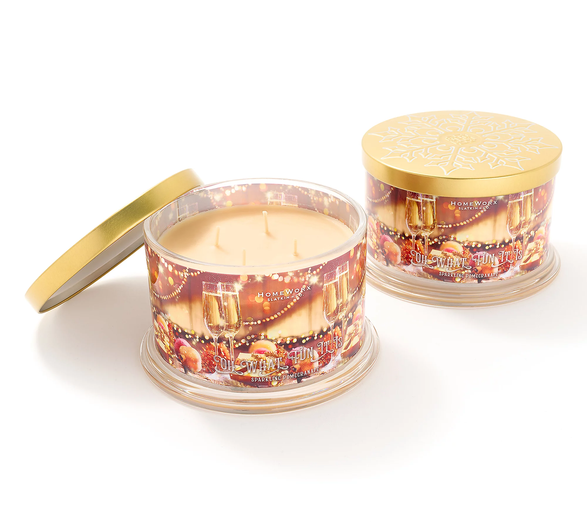 Black Friday Sale Price!! HomeWorx by Slatkin + Co. Set of 2 18oz Candles