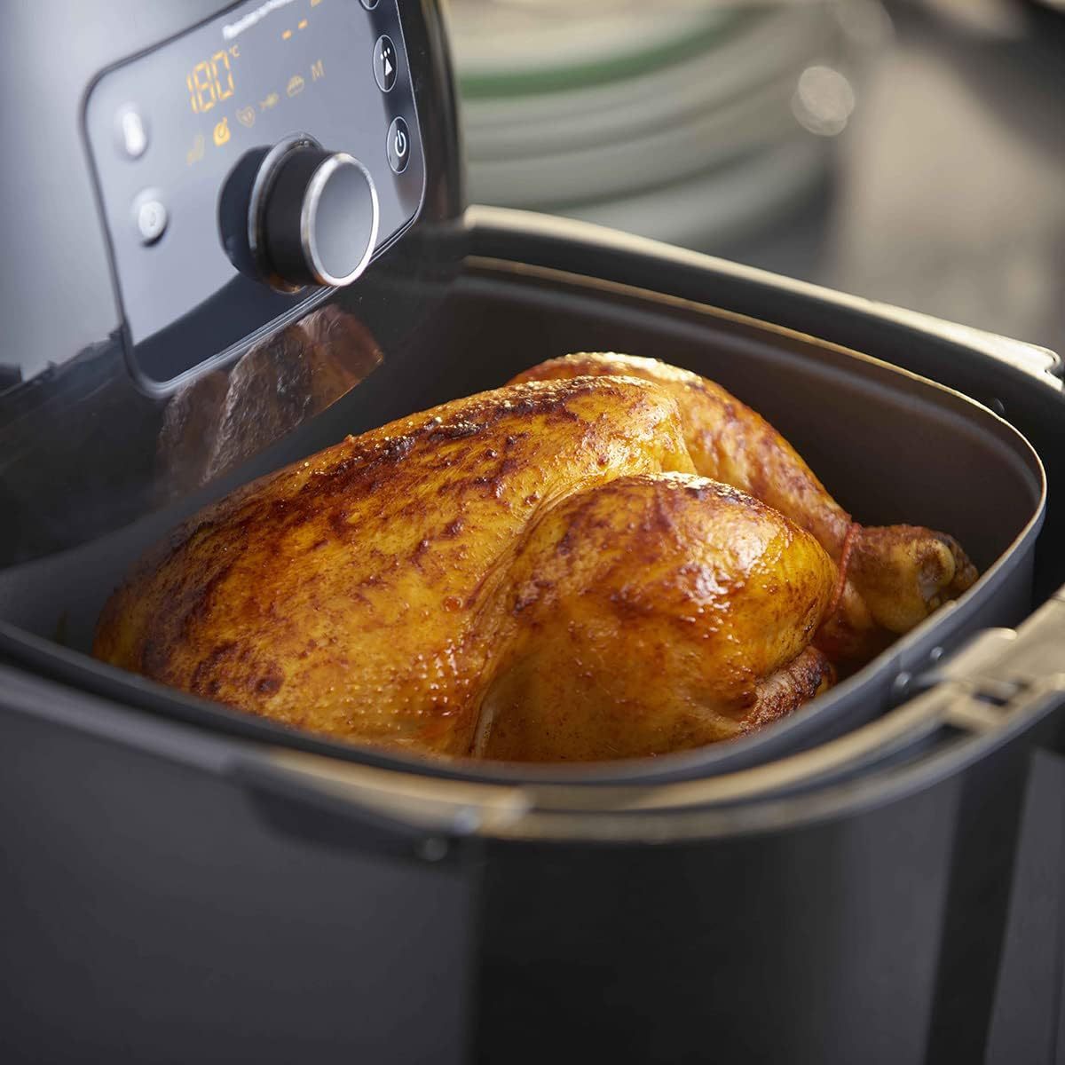 Friteuse sans huile Philips XXL – 7,3 L | Technologie Rapid Air & Fat Removal (HD9650/90)