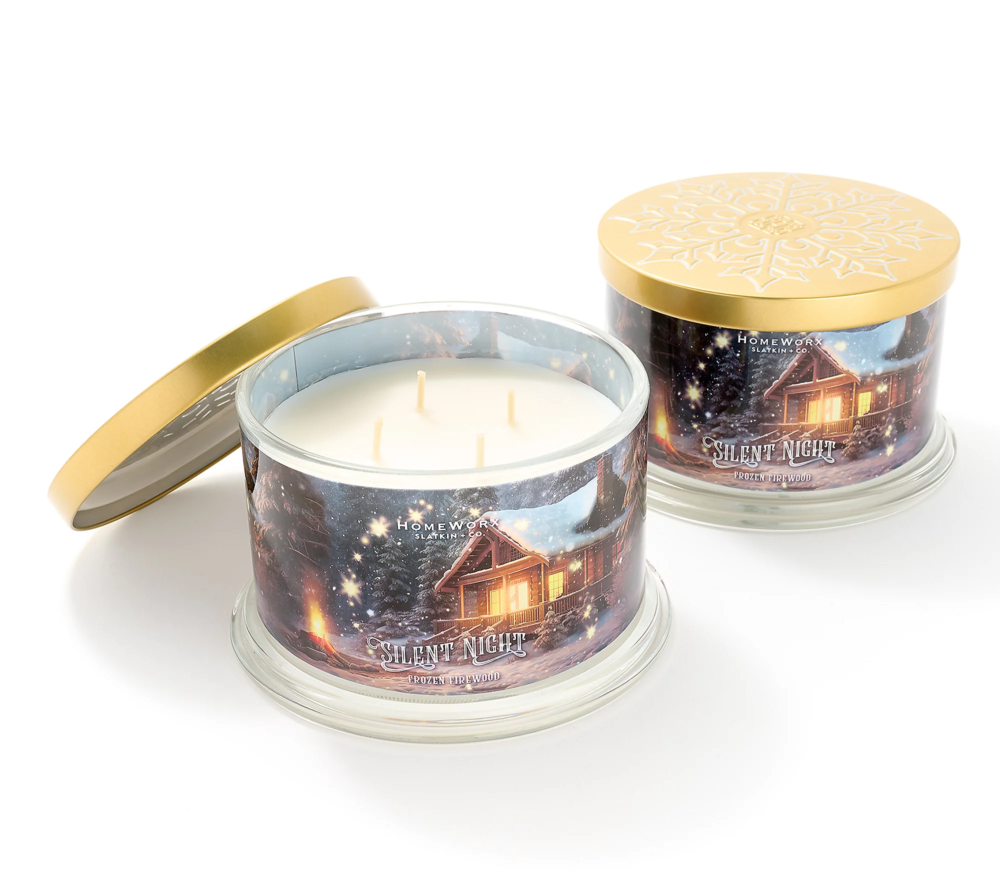 Black Friday Sale Price!! HomeWorx by Slatkin + Co. Set of 2 18oz Candles