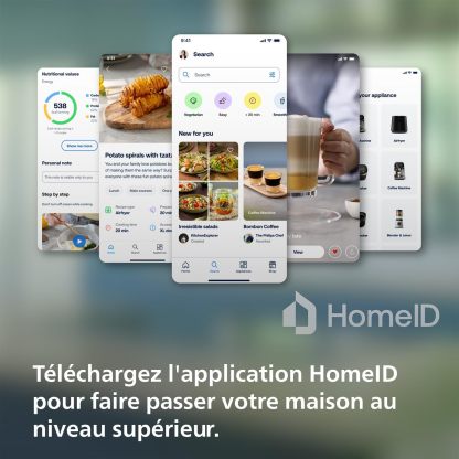 Friteuse sans huile Philips XXL – 7,3 L | Technologie Rapid Air & Fat Removal (HD9650/90)