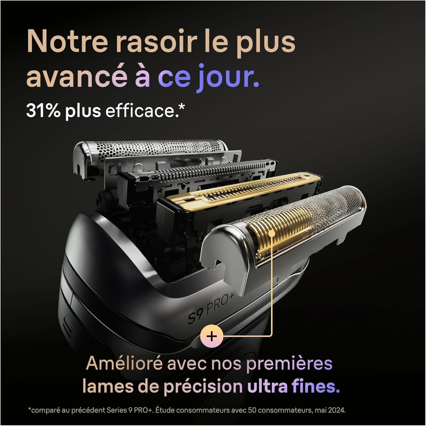 Braun Series 9 PRO+ – Rasoir Électrique Homme Haut de Gamme