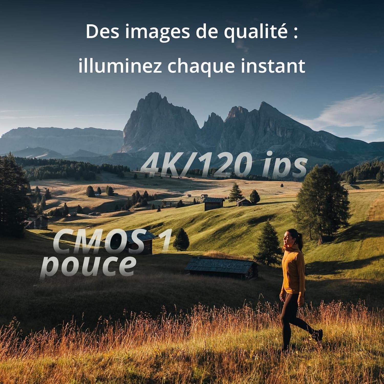 Osmo Pocket 3 | Caméra de Vlogging CMOS de poche 1 pouce