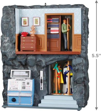 Hallmark Keepsake Christmas Ornament, Batman The Classic TV Series To the Batcave! With Light, Sound and Motion, Super Hero Gifts