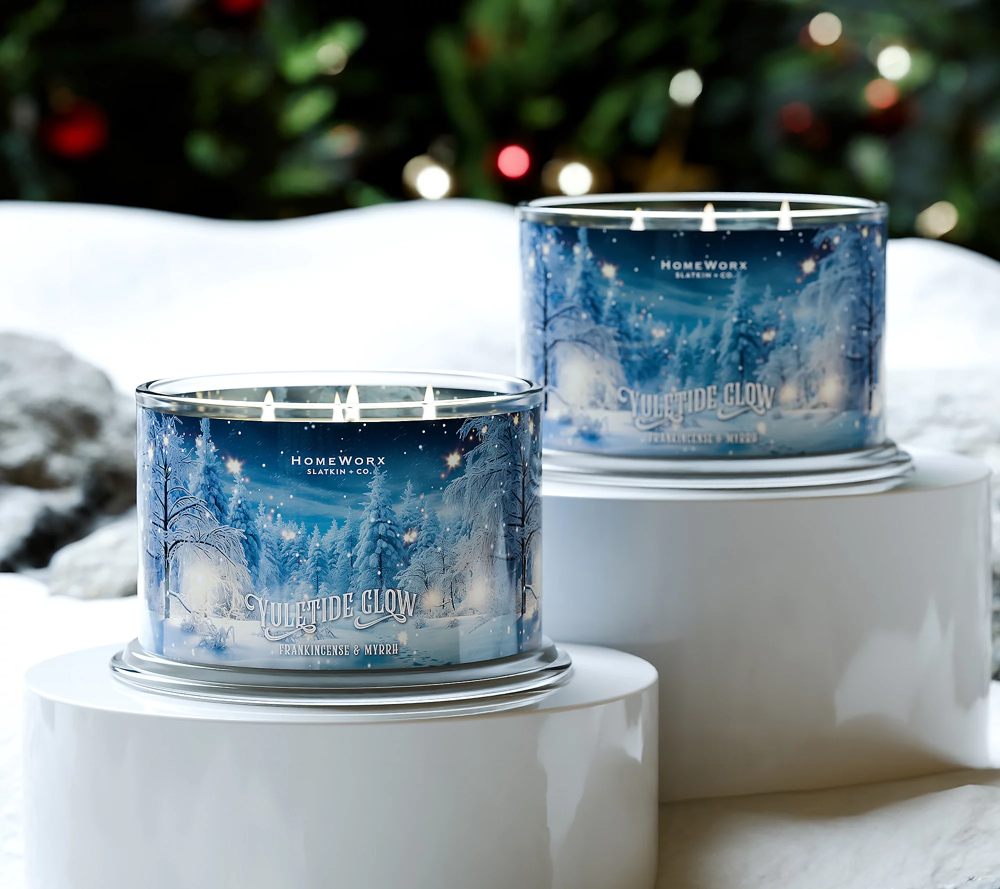 Black Friday Sale Price!! HomeWorx by Slatkin + Co. Set of 2 18oz Candles
