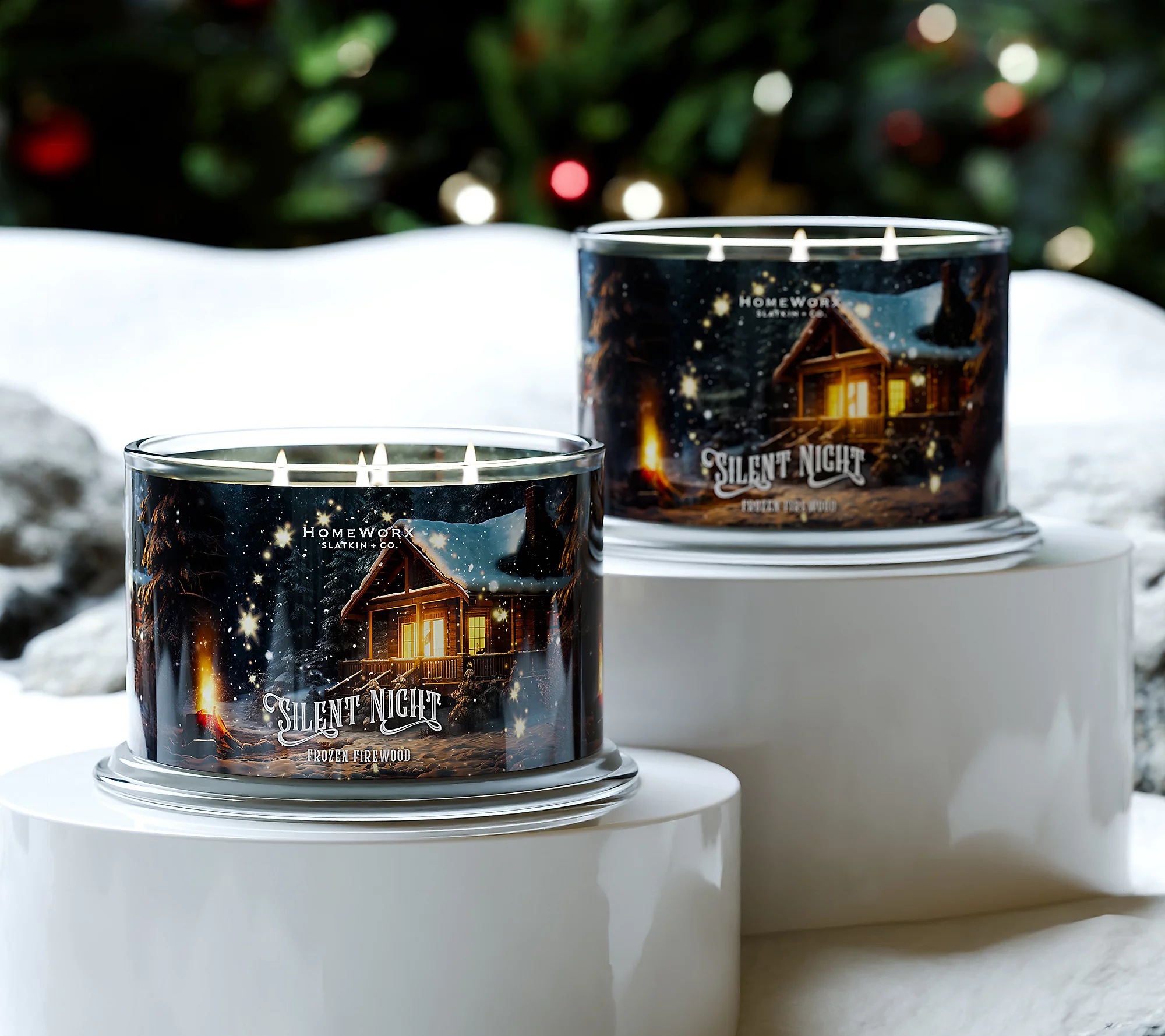 Black Friday Sale Price!! HomeWorx by Slatkin + Co. Set of 2 18oz Candles