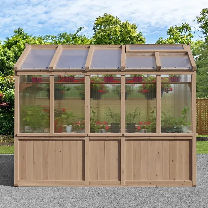 Serre de jardin Yardistry 8' x 10' – Un espace durable pour cultiver toute l’année