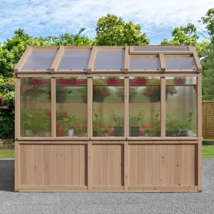 Serre de jardin Yardistry 8' x 10' – Un espace durable pour cultiver toute l’année