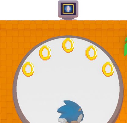 Hallmark Keepsake Christmas Ornament 2024, Sonic the Hedgehog Sonic Collecting Rings With Light, Sound and Motion, Gifts for Gamers