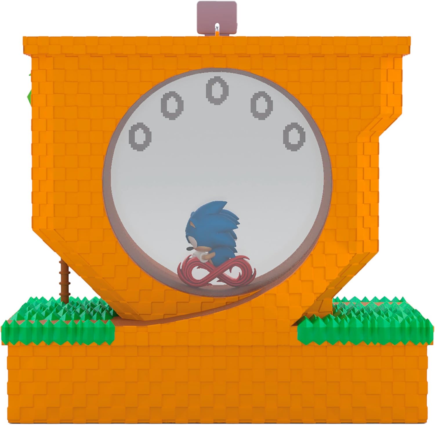 Hallmark Keepsake Christmas Ornament 2024, Sonic the Hedgehog Sonic Collecting Rings With Light, Sound and Motion, Gifts for Gamers