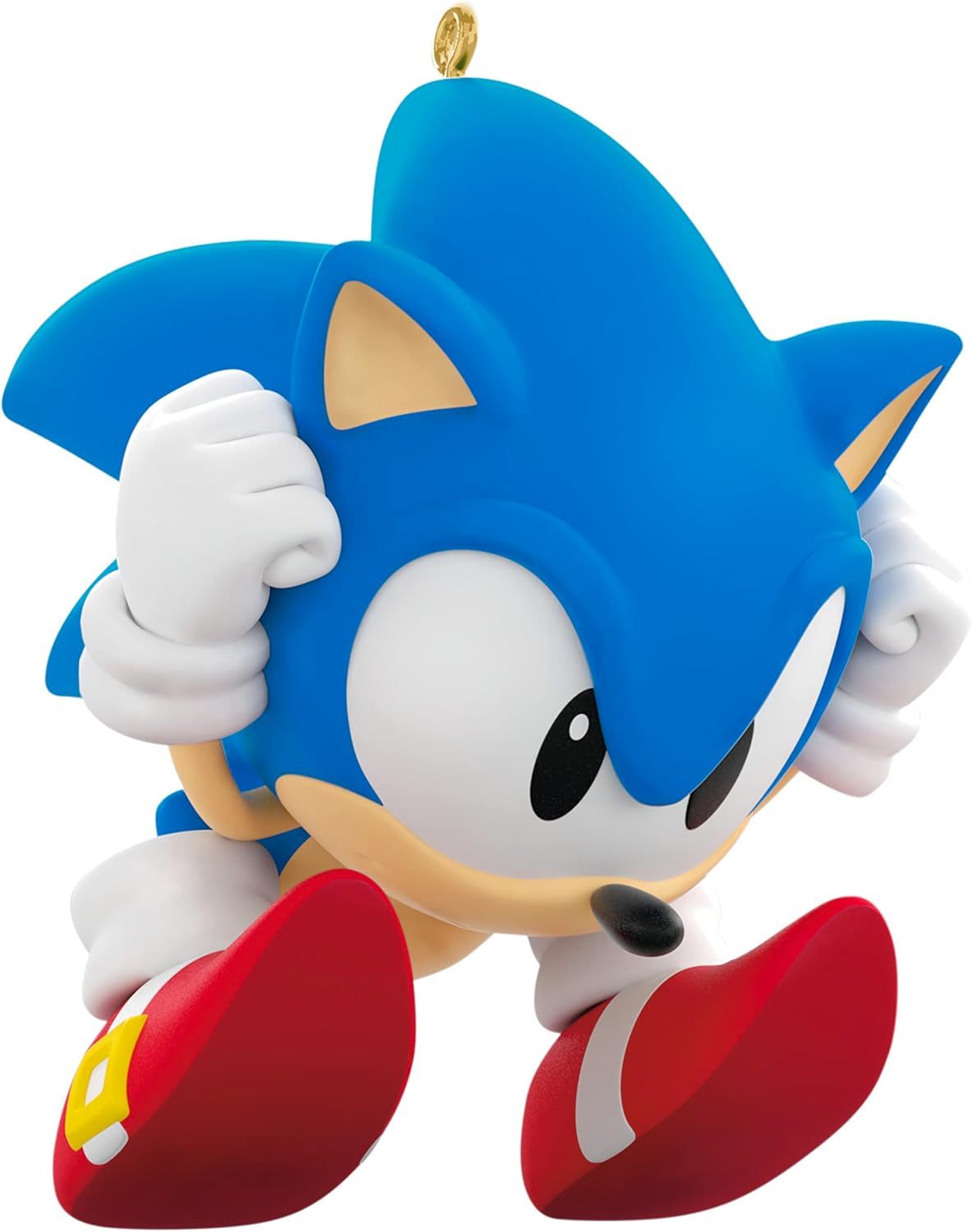 Hallmark Keepsake Christmas Ornament 2024, Sonic the Hedgehog Sonic Collecting Rings With Light, Sound and Motion, Gifts for Gamers