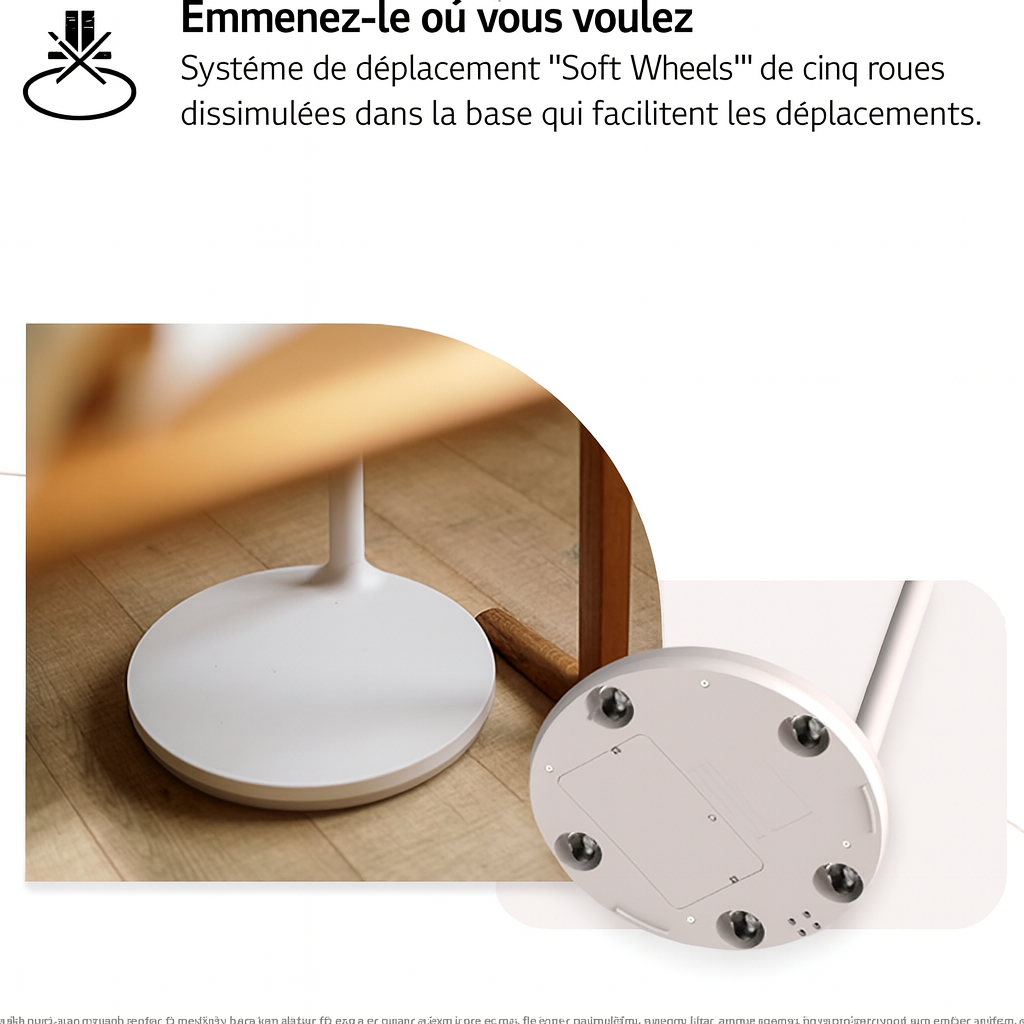 LG StanbyME 27” – Le Smart TV portable et tactile qui s’adapte à vous
