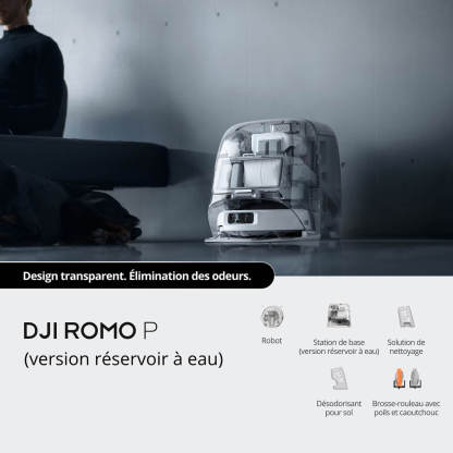 Robot Aspirateur Laveur DJI ROMO P