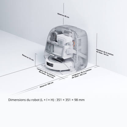 Robot Aspirateur Laveur DJI ROMO P