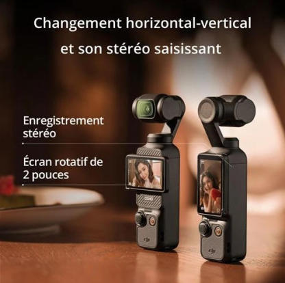 Caméra sport Dthtji Osmo Pocket 3 Creator Combo