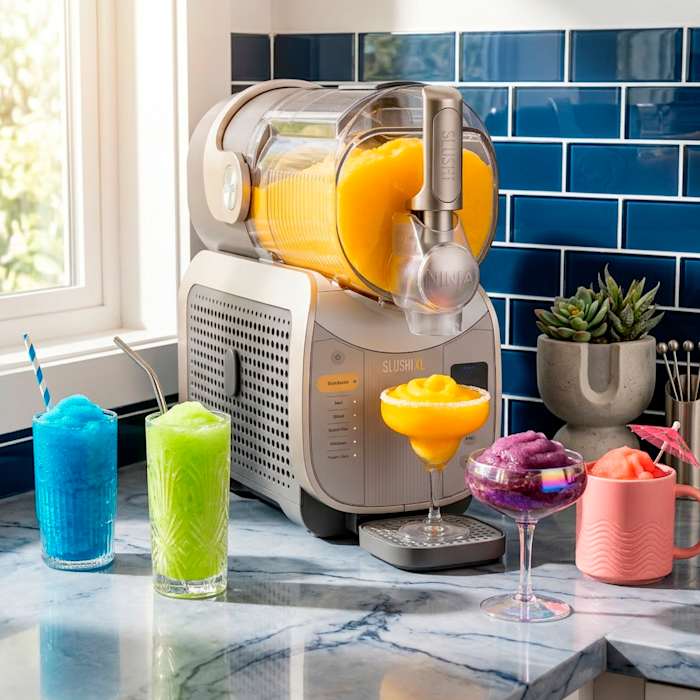 Nithtnja SLUSHi® XL Smart Frozen Drink Maker, 128 oz, Crema