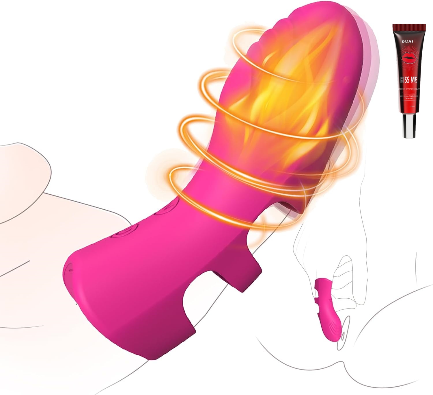 ❤️‍🔥Couple Flirting Series❤️‍🔥 ——  Finger Vibrator🔥🔥🔥