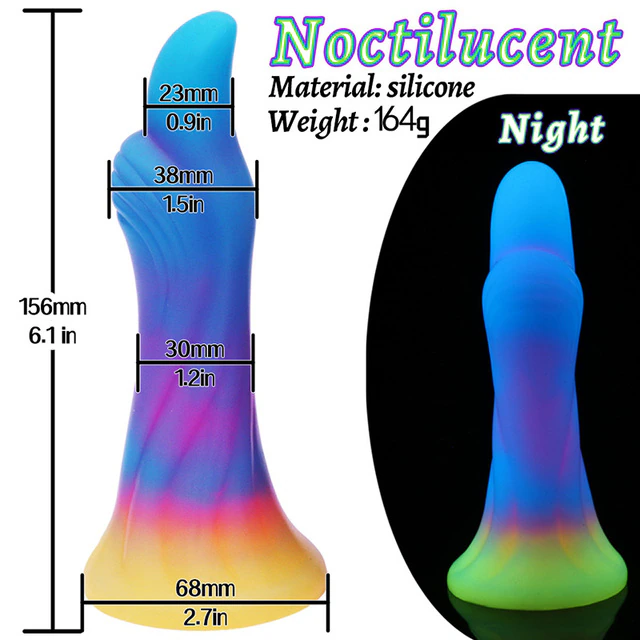 🔥Super burst style🔥Luminous Spiral Monster Dildo