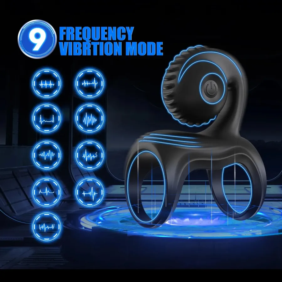 🔥2025 Special Gift - 49% OFF💥💥--💕Vibrating Cock Ring with Snail Vibe Clitoral Stimulator