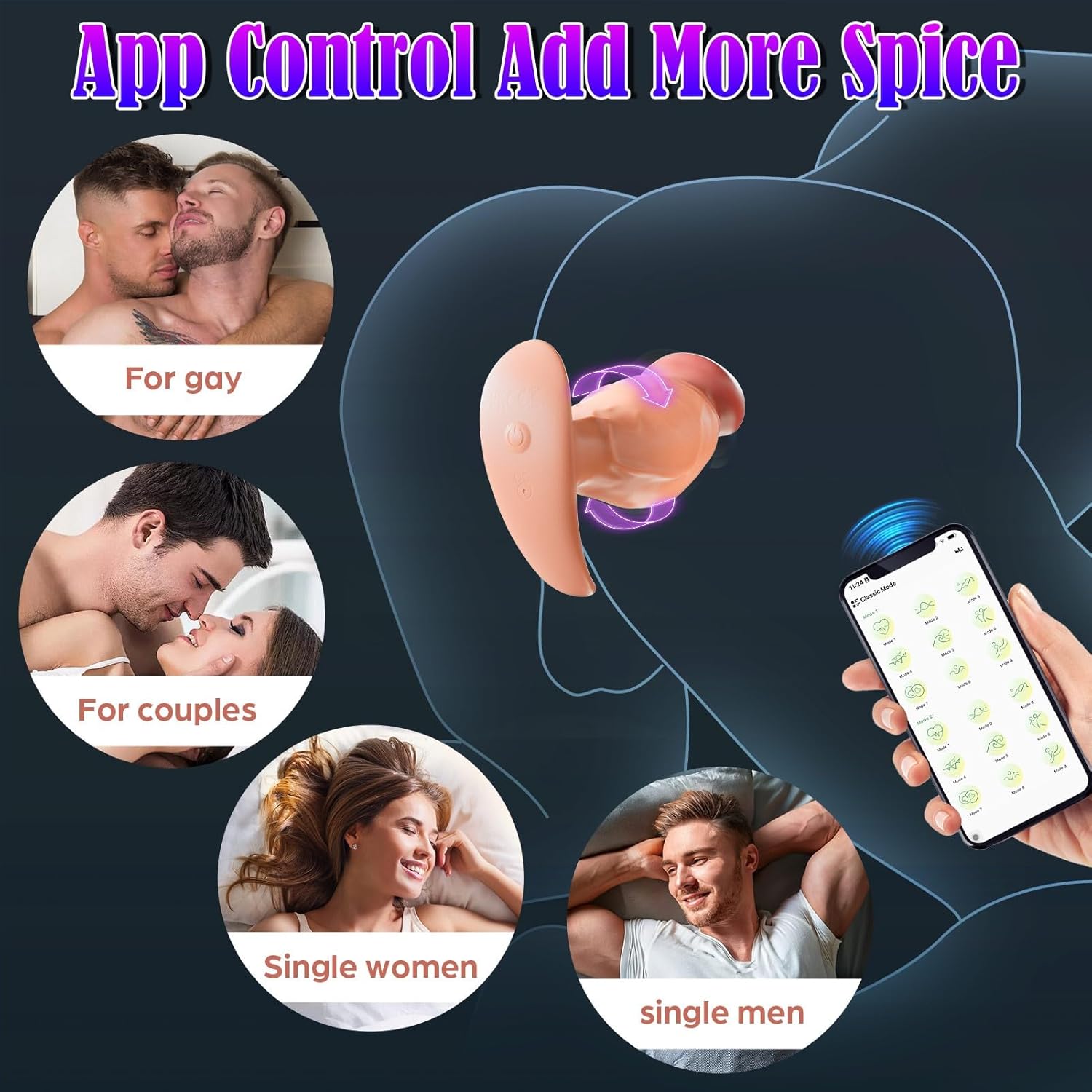 💥💥360° Rotating Penis Butt Plug —— Penis Butt Plug