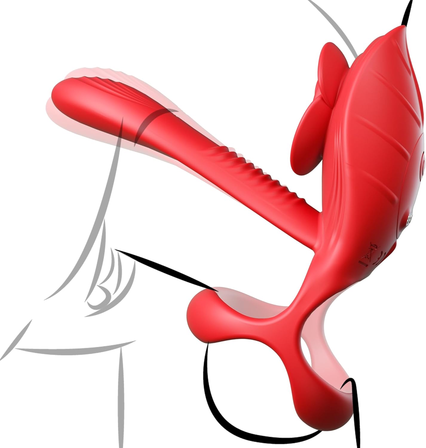 😍2025 Rose Couple Vibrating Penis Condom🎁-💋Rose Penis Condom💖