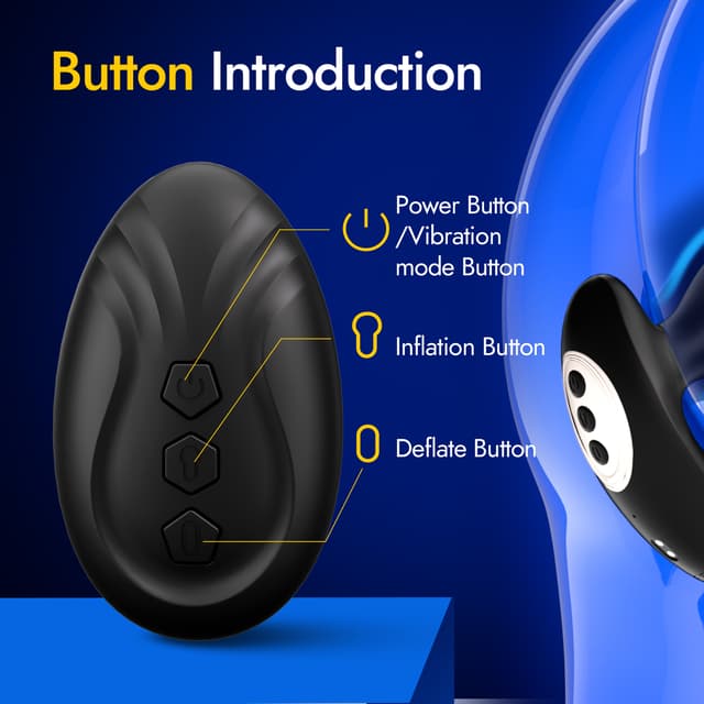 【One-Click Expand】Smart Inflatable Anal Plug – Deep Prostate Massage & Beginner to Pro Training 🍑