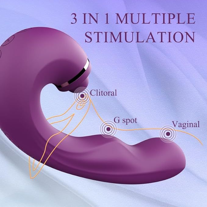 3 in 1 multiple stimulation😍-Clitoral massager