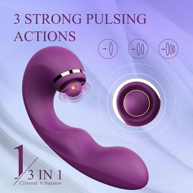 3 in 1 multiple stimulation😍-Clitoral massager