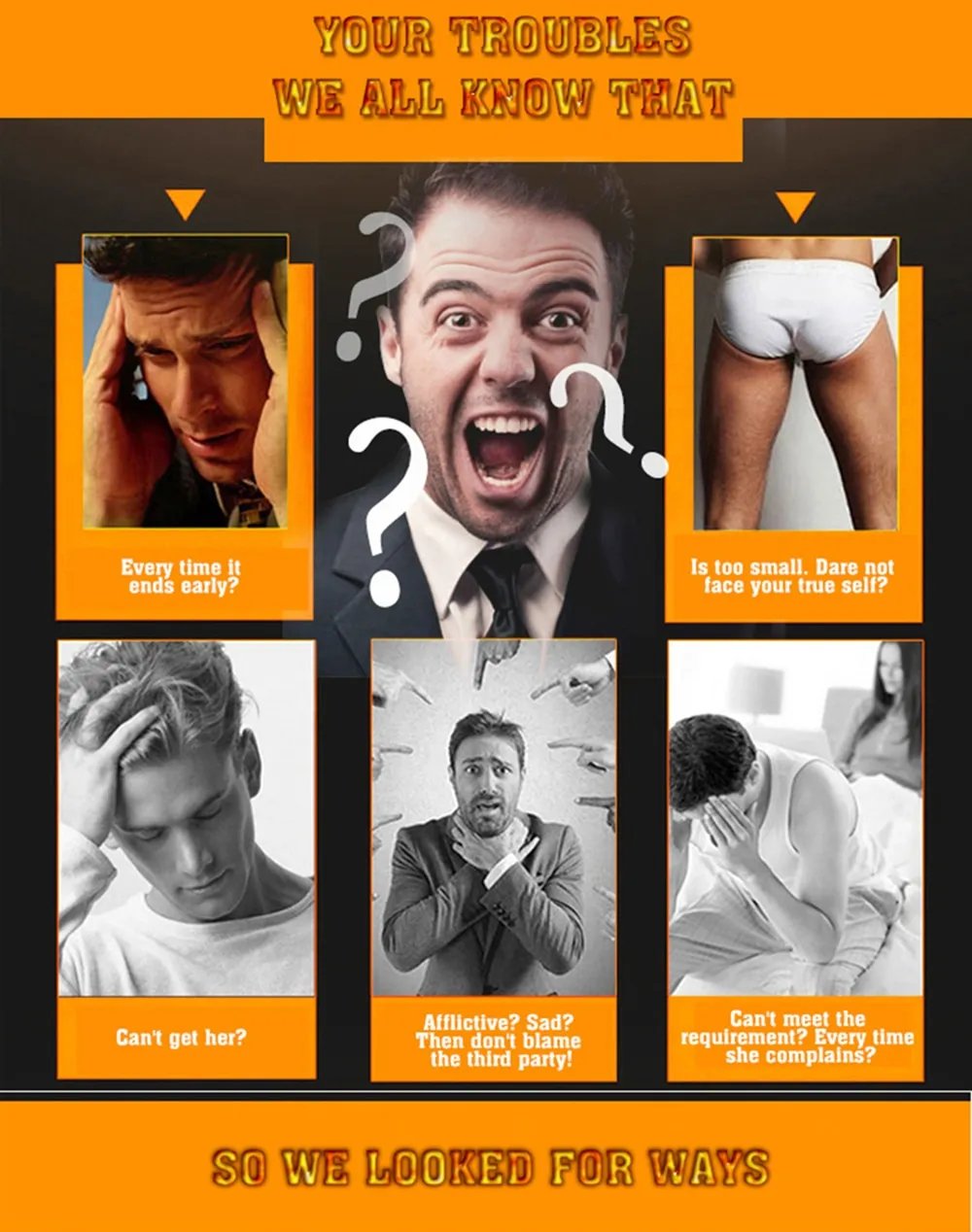 Men's energy booster massage oil