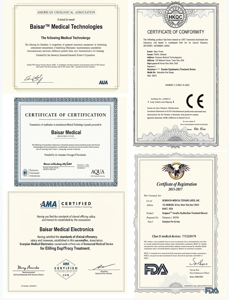 Baisar International Certifications