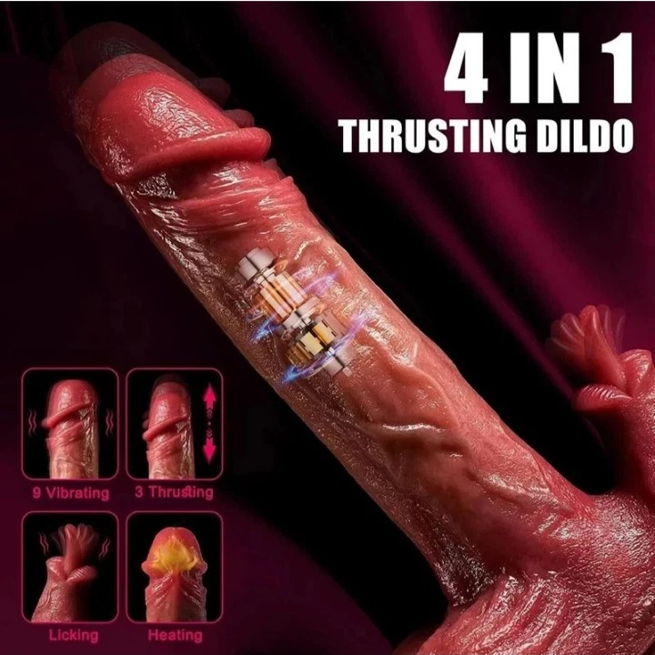 🔥🔥🥵Realistic Thrusting Heating Dildo Vibrator G-Spot Massager Sex Toys for Women