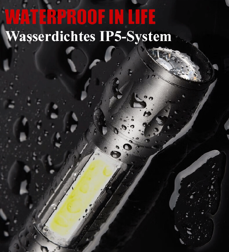 Superstarke Lichtquelle Mini-LED-Fokus-Taschenlampe