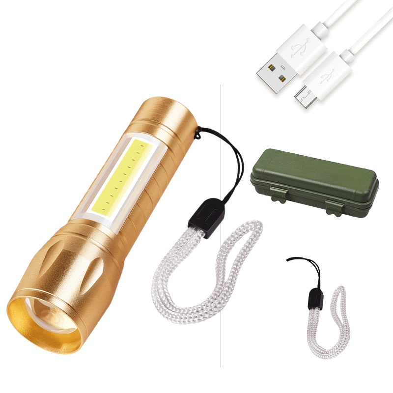 Superstarke Lichtquelle Mini-LED-Fokus-Taschenlampe