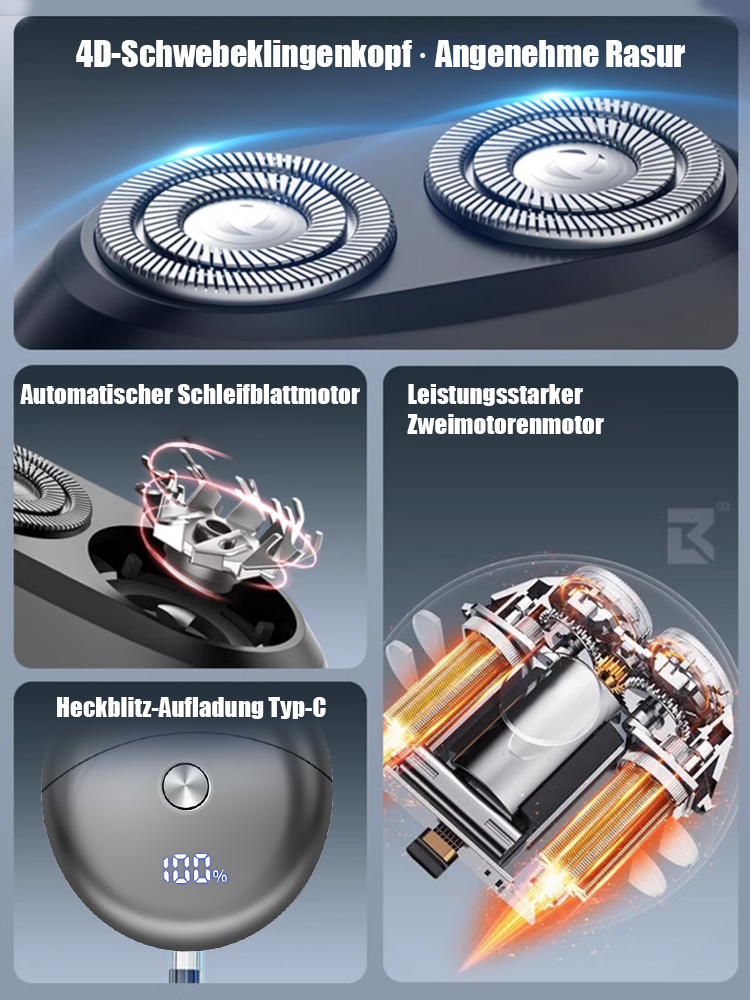 Neues UFO-Digitalanzeige-Elektrorasierer-Modell